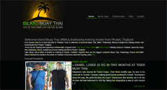 Desktop Screenshot of islandmuaythai.com